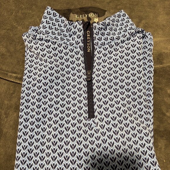 Greyson Golf Dances with Wolves Pullover - Men's Large - Picture 1 of 6